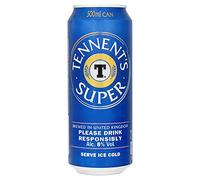Tennent's Super Strong Lager 500ml (Pack of 24 x 500ml)