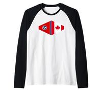 Tennessee and Canada United in Roots Raglan Baseball Tee