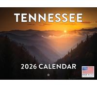 Tennessee Calendar 2026 Monthly Wall Calender 12 Month | American Made In The USA