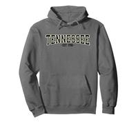 Tennessee Est 1796 Black Varsity State Men's Women's Kids Pullover Hoodie