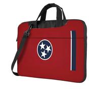 Tennessee Flag Print Ultra-Thin Portable Laptop Bag Briefcase Working Business Casual Shoulder Bags