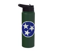 Tennessee Flag, Vintage Tennessee Tri-Star Stainless Steel Insulated Water Bottle