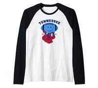 Tennessee Football Smile Face Gr tlas Titan Raglan Baseball Tee
