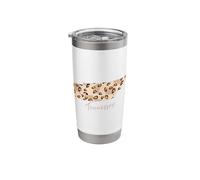 Tennessee Leopard Pattern Map Leo State of Tennessee Stainless Steel Insulated Tumbler