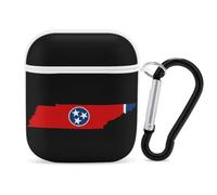 Tennessee Map with Flag Compatible with Airpod 1/2 Case