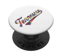 Tennessee Patchwork Script Southern Pride Women's PopSockets Adhesive PopGrip