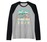 Tennessee Smoky Mountains Family Vacation 2026 Pigeon Forge Raglan Baseball Tee