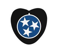 Tennessee State Flag 1 PCS Car Air Freshener Hanging Aromatherapy Tablets Automotive Ornament for Auto Room Bathroom Bedside Love form