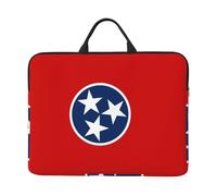 Tennessee State Flag 14 Inch Laptop Sleeve with Handle - Shockproof Water Resistant Protective Cover for 14" Computers, Office & Travel