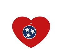 Tennessee State Flag Car Air Fresheners Cards - 6 Pieces,Cardstock Scented Decor For Cars,Bedrooms, Closets