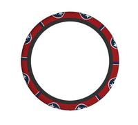 Tennessee State Flag Car Steering Wheel Cover Universal 15 Inch for Men Women