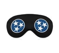 Tennessee State Flag Lightweight Sleep Masks Funny Blocking Eye Mask for Sleeping with Adjustable Strap