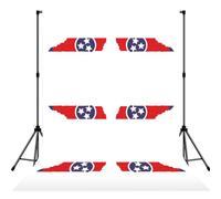 Tennessee State Flag Map Print 5x7ft Backdrop Curtain With Hanging Pocket Back Drop Photography Accessories For Live Streaming