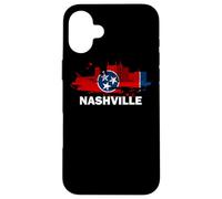 Tennessee State Flag - Nashville Cityscape Nashville Skyline Case for iPhone 16 Plus