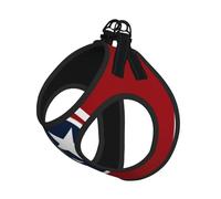 Tennessee State Flag Print Dog Harness,Pet Leash Vest,Adjustable And Reflective Vest,For Small To Medium Dogs