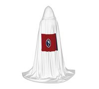 Tennessee State Flag Print Hooded Cloak For Men,Wizard Cape With Hood,Perfect For Halloween And Cosplay