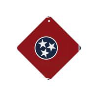 Tennessee State Flag Printing 10 Pcs Air Freshener Cards,Car Scented Hanging Sheets Air Freshener Set For Car Decoration