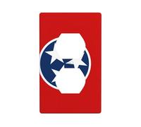 Tennessee State Flag Unbreakable Polycarbonate Switch Plate-1 Gang Screwless Wall Plate for Home Office