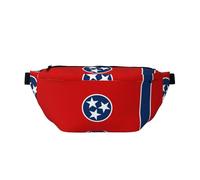 Tennessee State Flag Versatile Running Waist Pack Lightweight Breathable and Adjustable for Travel Cycling and Everyday Use