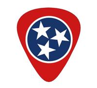 Tennessee State Flag Wear-resistant guitar picks for guitar, bass, electric guitar, ukulele, thin, medium, heavy, 12-piece guitar picks