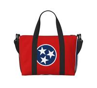 Tennessee State Flag Women's Hand-held Crossbody Travel Bag, Casual Handbag with Zipper, Suitable for Work, Travel, Fitness, Travel