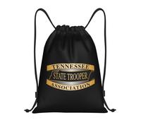 Tennessee State Troopers Association Sack Backpack Versatile Drawstring Gym Lightweight Sport Gym String Bag For Men Hiking Women 39X46Cm