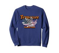 Tennessee, the Volunteer State, American Flag, Patriotic Sweatshirt