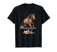 Tennessee Walking Horse Breed Art Value Graphic T-Shirt, Men, Black, M