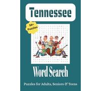Tennessee Word Search Puzzle Book: Word Searches with Easy to Read Print about Tennessee Cities, Counties, Mountains, Rivers, Lakes, Attractions and ... for Vacations, Holidays, Camping and Leisure