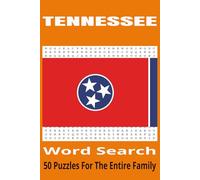 Tennessee Word Search Puzzle Book: Word Searches with easy to read print about Tennessee, Smoky Mountains, Country Music and more | 6x9inches 100 ... Gift for Vacations, Holidays and Free Times