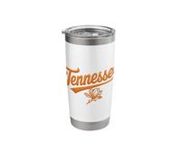 Tennessee Yarn Script Look Floral Southern Pride Design Stainless Steel Insulated Tumbler