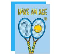 Tennis 70th Birthday Card, Wimbledon Card, Card for Friend, Card for Grandad, Card for Grandma, Grand Slam Card, Funny Card, Tennis Milestone A6 Card (70th)