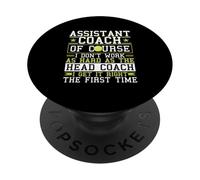 Tennis Assistant Coach Gets It Right First Time PopSockets Adhesive PopGrip
