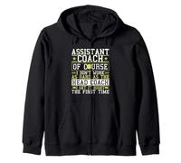 Tennis Assistant Coach Gets It Right First Time Zip Hoodie