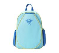 Tennis Backpack Racket Holder Bag for Tennis Gear, Sport Bag for Rackets and Accessories, Waterproof Polyester 11.42x5.51x16.54 inch- Blue