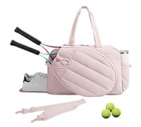 Tennis Bag - 18.9 x 7.48 x 12.2 Inches Sports Cap Bag for the Spacious Multi-Compartment with Comfortable Carry Design, Water Resistant Tote for Gym, Co