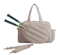 Tennis Bag, Portable Tennis Shoulder Bag with Shoe Compartment | Pickleballs Tote for Gym, Travel, Offices, Travel
