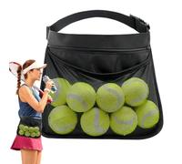 Tennis Ball Belt Holder - Golf Ball Collector Bag | Adjustable Golf Waist Bag for Competition Training Gym and Accessories Storage