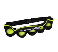Tennis Ball Belt Pouch - Five Loaded Waist Hip Bags, Adjustable Waist Bag Ball Holder for Tennis & Golf