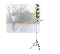 Tennis Ball Dropping Machine,130-180cm Height Adjustable,No Electricity Required,for Beginners,Children(No Include Balls)(With extra track)