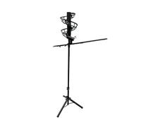 Tennis Ball Dropping Machine, Height Adjustable 137-187cm,No Electricity Required,for Beginners Training(No Include Balls)(Without extra track)