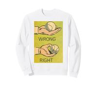 Tennis Ball Grip Cool Retro Vintage Comic Style Illustration Sweatshirt