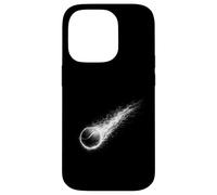 Tennis ball in black and white comet trail Case for iPhone 14 Pro