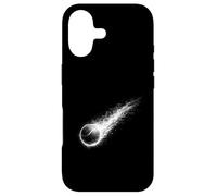 Tennis ball in black and white comet trail Case for iPhone 17