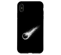 Tennis ball in black and white comet trail Case for iPhone XS Max
