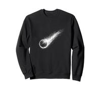 Tennis ball in black and white comet trail Sweatshirt