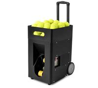 Tennis Ball Machine, 50-Ball Capacity, App & Remote Control, 10-50 km/h Speed, 1.5-10 Sec Feed Interval, Adjustable Spin & Depth, 2-4 Hour Battery Life