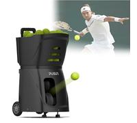 Tennis Ball Machine & Launcher - Dual-control via App & Remote, 100+ Ball Capacity, Self-programming, 4-6h Battery Life for Training Practice