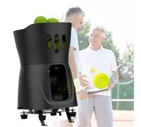 Tennis Ball Machine, w/Smart Control - Adjustable Speed/Spin/Frequency for Beginners, 65+ Ball Capacity, Lightweight & Portable Training Tool,Black