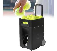 Tennis Ball Machine with 50+ Ball Capacity, 2-4H Battery, Remote Control, Automatic Feeding, for Beginners